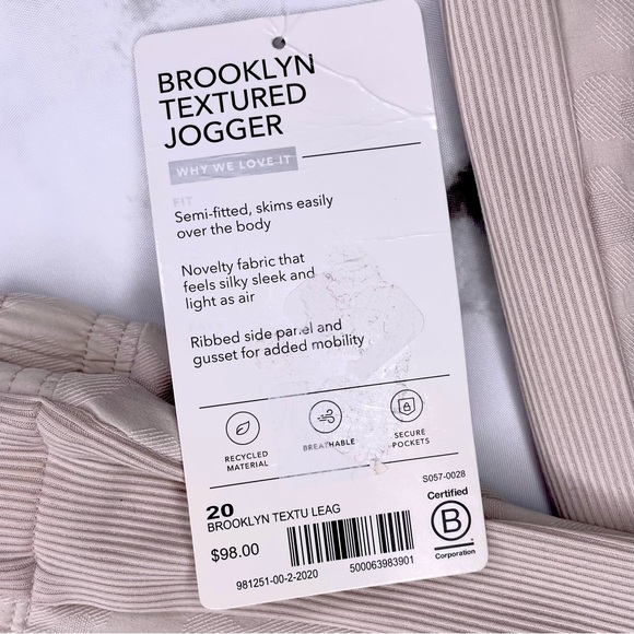 NWT Athleta Brooklyn Textured Jogger  20 - Picture 6 of 13